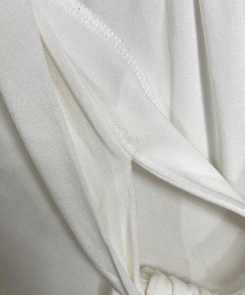 BURBERRY（バーバリー）BURBERRY (バーバリー) ボウタイブラウス　半袖ブラウス　日本製 ホワイト サイズ:1の古着・服飾アイテム