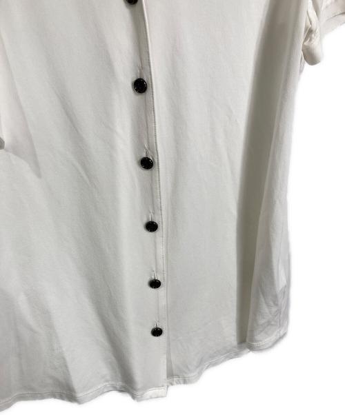 BURBERRY（バーバリー）BURBERRY (バーバリー) ボウタイブラウス　半袖ブラウス　日本製 ホワイト サイズ:1の古着・服飾アイテム