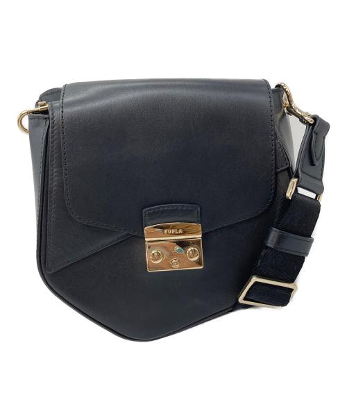 FURLA（フルラ）FURLA (フルラ) メトロポリス プリズマ ミニ クロスボディバッグ　ミニバッグ　ショルダーバッグ ブラック サイズ:実寸参照の古着・服飾アイテム