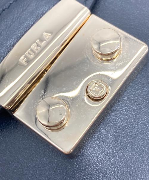 FURLA（フルラ）FURLA (フルラ) メトロポリス プリズマ ミニ クロスボディバッグ　ミニバッグ　ショルダーバッグ ブラック サイズ:実寸参照の古着・服飾アイテム