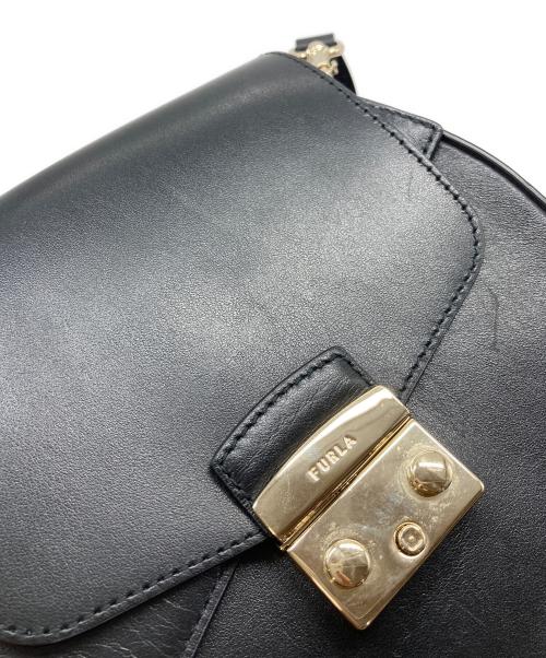 FURLA（フルラ）FURLA (フルラ) メトロポリス プリズマ ミニ クロスボディバッグ　ミニバッグ　ショルダーバッグ ブラック サイズ:実寸参照の古着・服飾アイテム