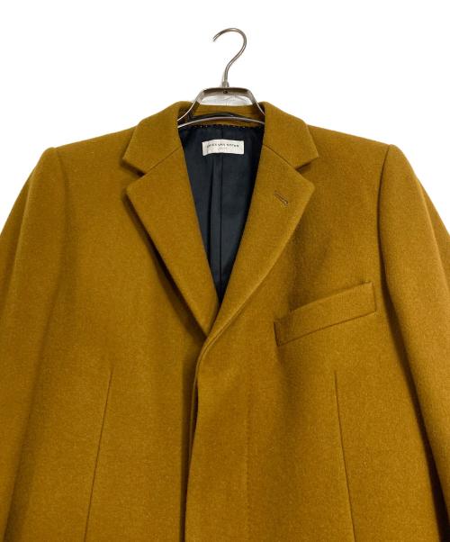 DRIES VAN NOTEN（ドリスヴァンノッテン）DRIES VAN NOTEN (ドリスヴァンノッテン) チェスターコート マスタード サイズ:44の古着・服飾アイテム