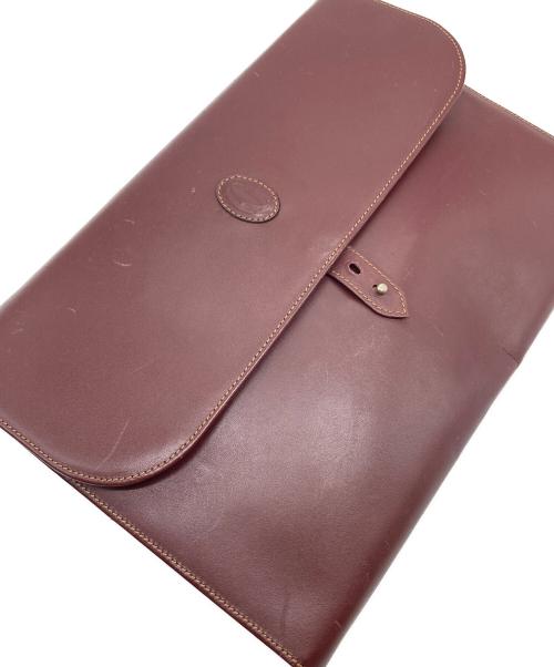 must de cartier（マストドゥカルティエ）Must de Cartier (マストドゥカルティエ) クラッチバッグ　 レッド サイズ:実寸参照の古着・服飾アイテム