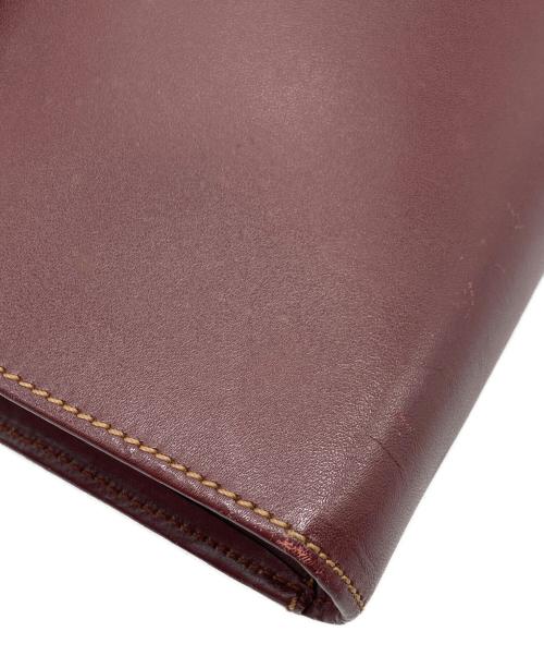 must de cartier（マストドゥカルティエ）Must de Cartier (マストドゥカルティエ) クラッチバッグ　 レッド サイズ:実寸参照の古着・服飾アイテム