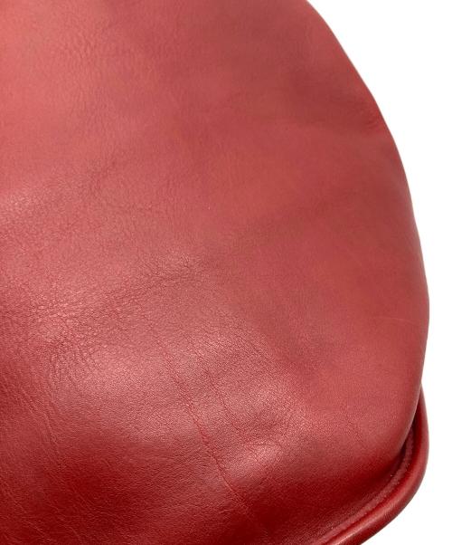 COACH（コーチ）COACH (コーチ) バケツレザーショルダーバッグ レッド サイズ:実寸参照の古着・服飾アイテム