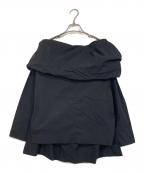 styling/ kei shirahataスタイリング / ケイ シラハタ）の古着「オフショルダーシャツ」｜ブラック
