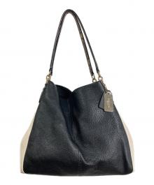 COACH（コーチ）の古着「フィービー トートバッグ」｜ホワイト×ブラック