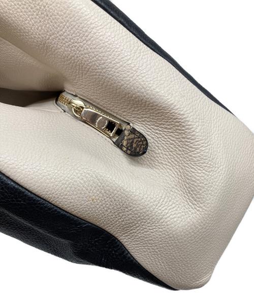 COACH（コーチ）COACH (コーチ) フィービー トートバッグ ホワイト×ブラック サイズ:実寸参照の古着・服飾アイテム