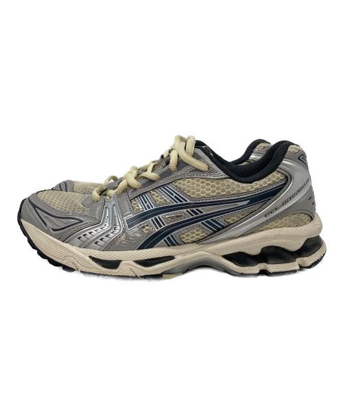 asics（アシックス）asics (アシックス) GEL-KAYANO 14 ローカットスニーカー ホワイト×グレー サイズ:US4.5の古着・服飾アイテム