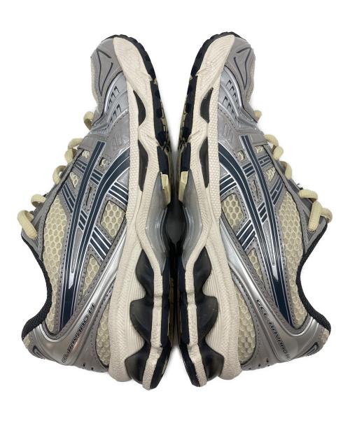asics（アシックス）asics (アシックス) GEL-KAYANO 14 ローカットスニーカー ホワイト×グレー サイズ:US4.5の古着・服飾アイテム