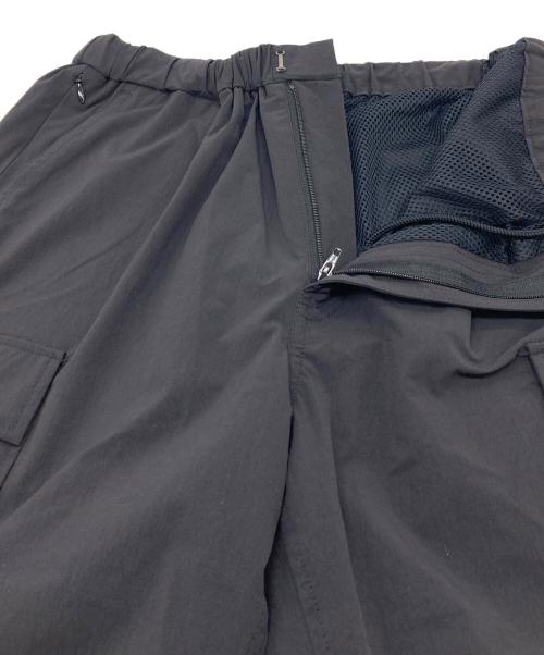 1/f clothing（イチエフ クロージング）1/f clothing (イチエフ クロージング) NYLON CARGO PANTS ブラック サイズ:FREEの古着・服飾アイテム