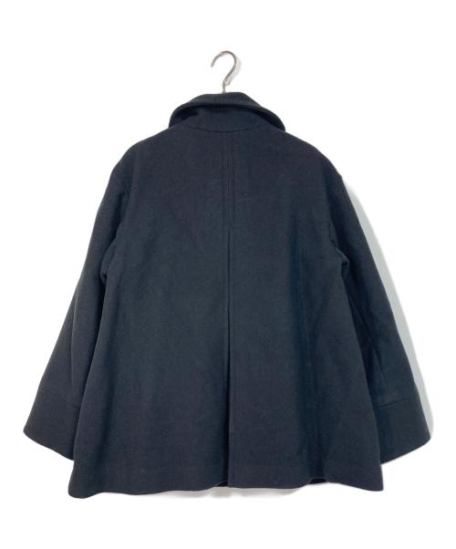 green label relaxing（グリーンレーベルリラクシング）green label relaxing (グリーンレーベルリラクシング) SENTDALE WOOL スタンドカラー ミドル コート ブラック サイズ:38の古着・服飾アイテム