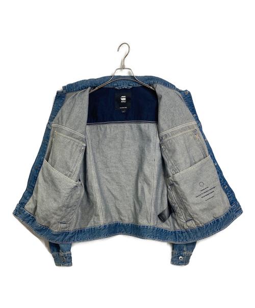 G-STAR RAW（ジースターロゥ）G-STAR RAW (ジースターロゥ) DAKOTA JACKET  デニムジャケット　アウター　ライトアウター ブルー サイズ:Lの古着・服飾アイテム