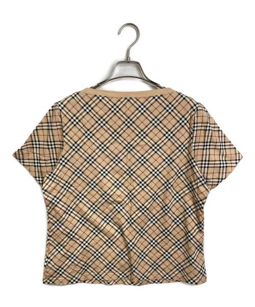 BURBERRY（バーバリー）BURBERRY (バーバリー) ノバチェックＴシャツ ベージュ サイズ:15の古着・服飾アイテム