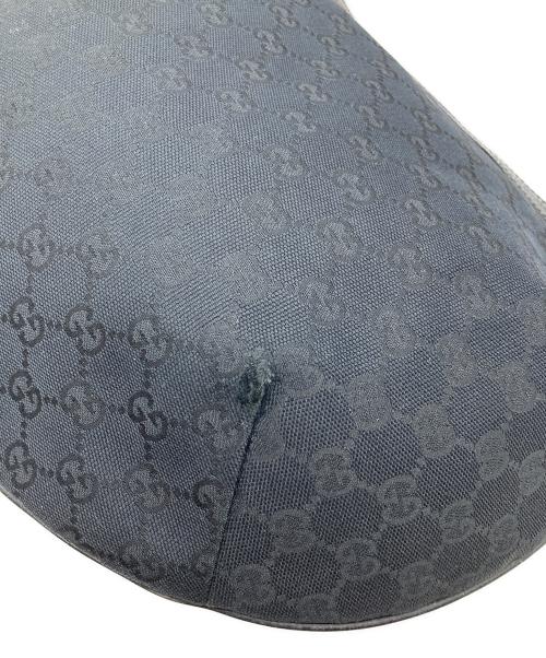 GUCCI（グッチ）GUCCI (グッチ) GGキャンバス  ショルダーバッグ　シェリーライン　イタリア製 ブラック サイズ:実寸参照の古着・服飾アイテム