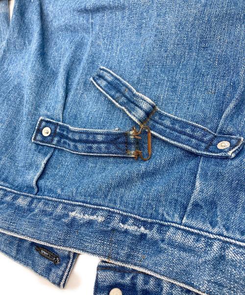 ordinary fits（オーディナリーフィッツ）Ordinary fits (オーディナリーフィッツ) 1st ノーカラーデニムジャケット ブルーの古着・服飾アイテム
