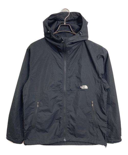THE NORTH FACE（ザ ノース フェイス）THE NORTH FACE (ザ ノース フェイス) コンパクトジャケット　ナイロンジャケット　ロゴ刺繍ジャケット　薄手ジャケット　ライトアウター　スポーツ　アウトドア ブラック サイズ:Mの古着・服飾アイテム