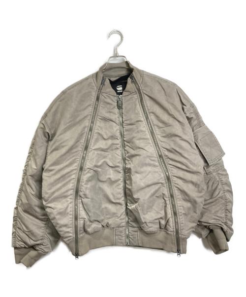 G-STAR RAW（ジースターロゥ）G-STAR RAW (ジースターロゥ) Macro Balloon Bomber MAー1 ベージュ サイズ:Sの古着・服飾アイテム
