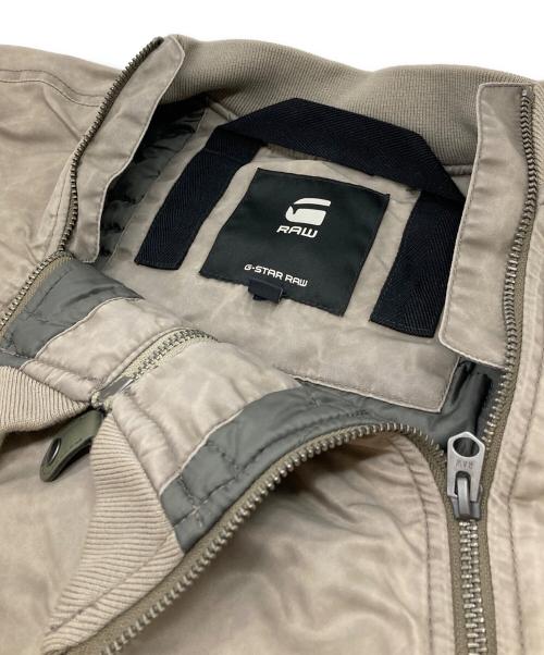 G-STAR RAW（ジースターロゥ）G-STAR RAW (ジースターロゥ) Macro Balloon Bomber MAー1 ベージュ サイズ:Sの古着・服飾アイテム