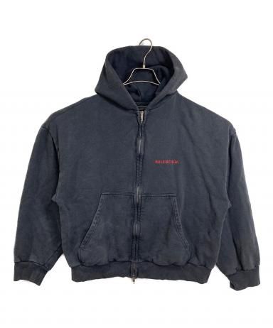 中古・古着通販】BALENCIAGA (バレンシアガ) クロップドジップアップ