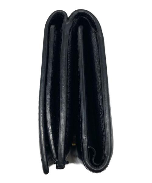 JIL SANDER（ジルサンダー）JIL SANDER (ジルサンダー) ベビーウォレット　三つ折り財布　ミニ財布 ブラック サイズ:実寸参照の古着・服飾アイテム