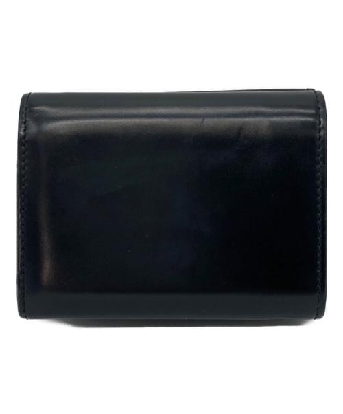 JIL SANDER（ジルサンダー）JIL SANDER (ジルサンダー) ベビーウォレット　三つ折り財布　ミニ財布 ブラック サイズ:実寸参照の古着・服飾アイテム