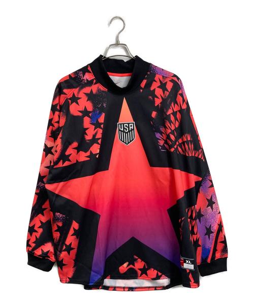 NIKE（ナイキ）NIKE (ナイキ) USMNT Hollywood Keeper ブラック×ピンク サイズ:XLの古着・服飾アイテム