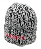 SUPREMEシュプリーム）の古着「Supreme Digital Beanie ニット帽　アクリル帽　19FW」｜ホワイト×ブラック