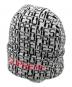 Supreme（シュプリーム）の古着「Supreme Digital Beanie ニット帽　アクリル帽　19FW」｜ホワイト×ブラック