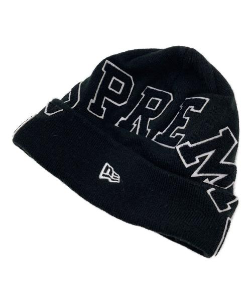 SUPREME（シュプリーム）Supreme (シュプリーム) New Era (ニューエラ) Supreme Era Big Arc Beanie ニット帽 ブラック サイズ:実寸参照の古着・服飾アイテム