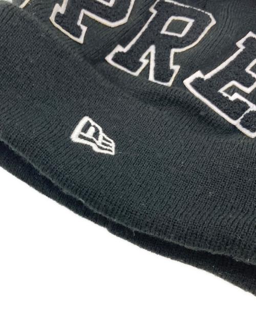 SUPREME（シュプリーム）Supreme (シュプリーム) New Era (ニューエラ) Supreme Era Big Arc Beanie ニット帽 ブラック サイズ:実寸参照の古着・服飾アイテム