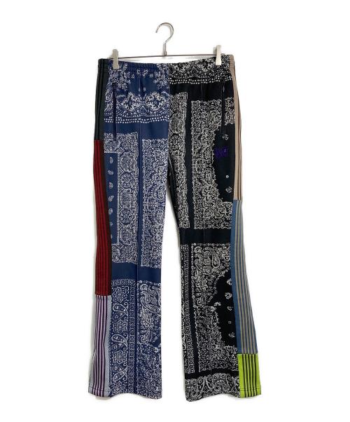 Needles（ニードルズ）Needles (ニードルズ) MIYAGIHIDETAKA (ミヤギヒデタカ) BOOTCUT TRACK PANT トラックパンツ ブラック×ネイビー サイズ:Mの古着・服飾アイテム