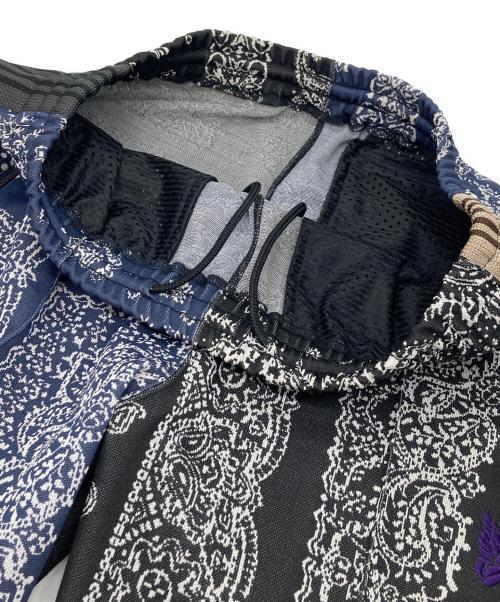 Needles（ニードルズ）Needles (ニードルズ) MIYAGIHIDETAKA (ミヤギヒデタカ) BOOTCUT TRACK PANT トラックパンツ ブラック×ネイビー サイズ:Mの古着・服飾アイテム