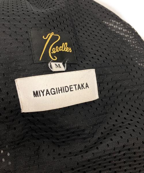 Needles（ニードルズ）Needles (ニードルズ) MIYAGIHIDETAKA (ミヤギヒデタカ) BOOTCUT TRACK PANT トラックパンツ ブラック×ネイビー サイズ:Mの古着・服飾アイテム
