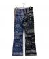 Needles (ニードルズ) MIYAGIHIDETAKA (ミヤギヒデタカ) BOOTCUT TRACK PANT トラックパンツ ブラック×ネイビー サイズ:M：15000円