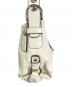 COACH (コーチ) ショルダーバッグ　レザーバッグ ホワイト サイズ:実寸参照：7000円