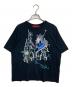 OLLEBOREBLA（アルベロベロ）の古着「ぶたさんプリントTシャツ　コットンTシャツ」｜ブラック