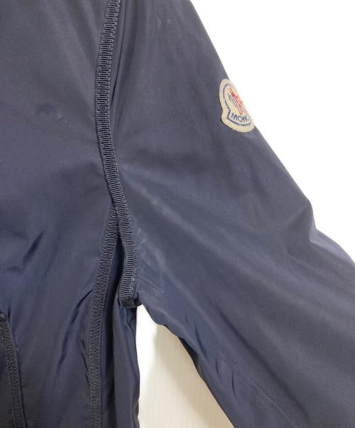 MONCLER（モンクレール）MONCLER (モンクレール) ARGELIA GIUBBOTTO  ワッペンモッズコート　ロングコート　アウター　ライトアウター ネイビー サイズ:1（実寸参照）の古着・服飾アイテム