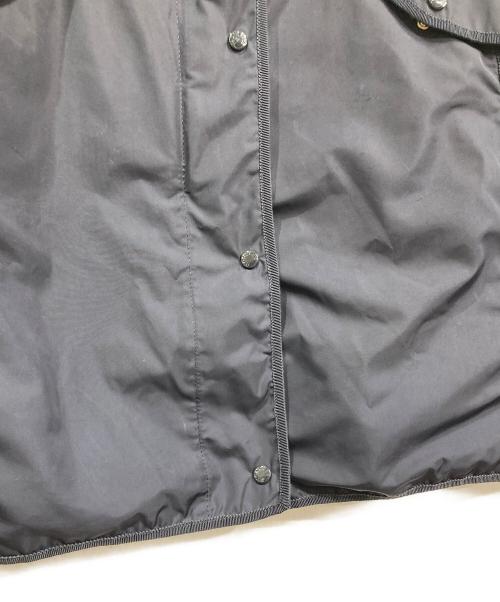 MONCLER（モンクレール）MONCLER (モンクレール) ARGELIA GIUBBOTTO  ワッペンモッズコート　ロングコート　アウター　ライトアウター ネイビー サイズ:1（実寸参照）の古着・服飾アイテム
