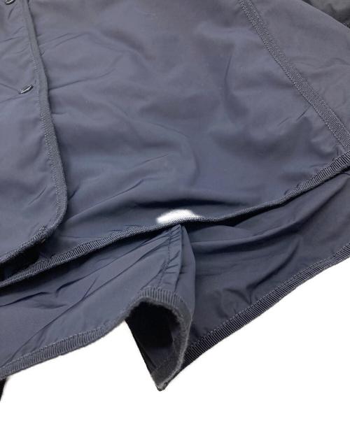 MONCLER（モンクレール）MONCLER (モンクレール) ARGELIA GIUBBOTTO  ワッペンモッズコート　ロングコート　アウター　ライトアウター ネイビー サイズ:1（実寸参照）の古着・服飾アイテム