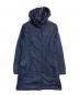 MONCLER（モンクレール）の古着「ARGELIA GIUBBOTTO  ワッペンモッズコート　ロングコート　アウター　ライトアウター」｜ネイビー