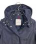 MONCLER (モンクレール) ARGELIA GIUBBOTTO  ワッペンモッズコート　ロングコート　アウター　ライトアウター ネイビー サイズ:1（実寸参照）：45000円