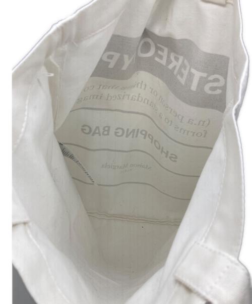 Maison Margiela（メゾンマルジェラ）Maison Margiela (メゾンマルジェラ) STEREOTYPE トートバッグ ホワイト サイズ:実寸参照の古着・服飾アイテム