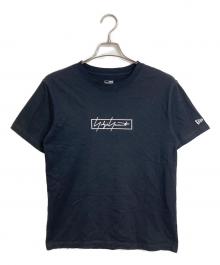 YOHJI YAMAMOTO×New Era（ヨウジヤマモト×ニューエラ）の古着「Tシャツ　半袖　S/Sカットソー　プリントTシャツ」｜ブラック