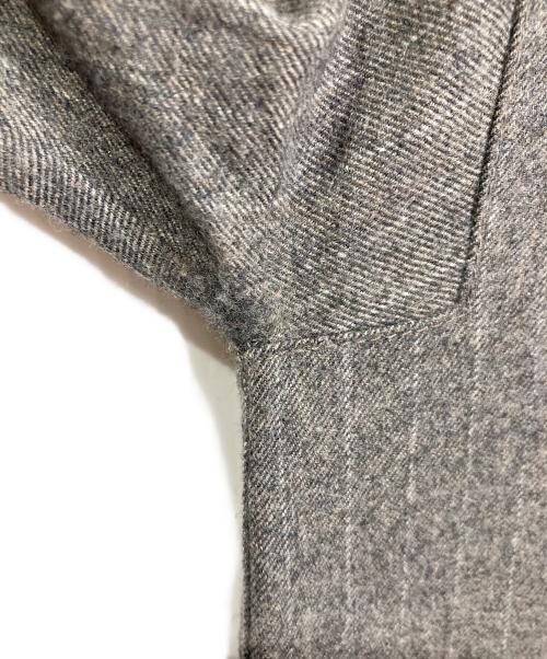 BEARDSLEY（ビアズリー）BEARDSLEY (ビアズリー) バックスリットコットンワンピース　ロングワンピース　日本製 グレー サイズ:FREEの古着・服飾アイテム