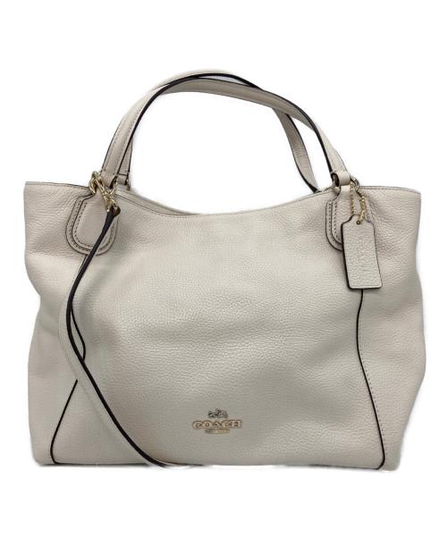 COACH（コーチ）COACH (コーチ) イーディ ショルダーバッグ　ハンドバッグ　セレモニー ホワイト サイズ:実寸参照の古着・服飾アイテム
