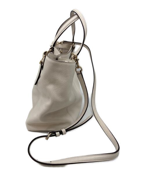 COACH（コーチ）COACH (コーチ) イーディ ショルダーバッグ　ハンドバッグ　セレモニー ホワイト サイズ:実寸参照の古着・服飾アイテム