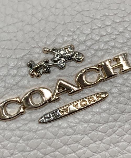 COACH（コーチ）COACH (コーチ) イーディ ショルダーバッグ　ハンドバッグ　セレモニー ホワイト サイズ:実寸参照の古着・服飾アイテム