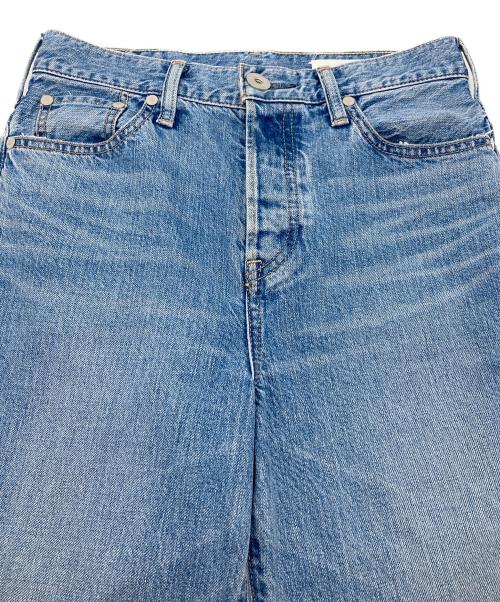 upper hights（アッパーハイツ）upper hights (アッパーハイツ) THE CECILIE FLOW ザセシルフロー  デニムパンツ　ジーンズ　日本製 ブルー サイズ:22の古着・服飾アイテム