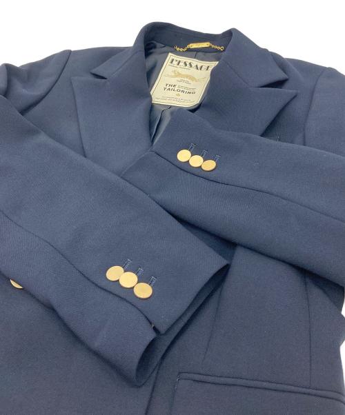 journal standard L'essage（ジャーナルスタンダード レサージュ）journal standard L'essage (ジャーナルスタンダード レサージュ) ヴィスポリーノ ブレザージャケット ネイビー サイズ:FREEの古着・服飾アイテム